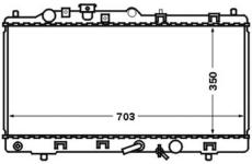 Chladič motora MAHLE CR 1474 000S