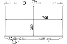 Chladič, chlazení motoru MAHLE CR 1488 000S