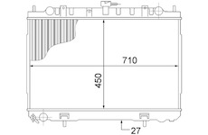 Chladič, chlazení motoru MAHLE CR 1491 000S