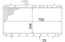 Chladič, chlazení motoru MAHLE CR 1516 000S