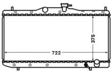 Chladič, chlazení motoru MAHLE ORIGINAL CR 1518 000S