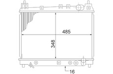 Chladič, chlazení motoru MAHLE CR 1523 000S