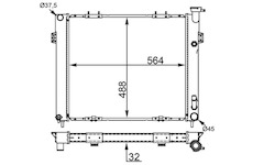 Chladič, chlazení motoru MAHLE CR 1571 000S