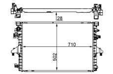 Chladič, chlazení motoru MAHLE CR 1792 000S