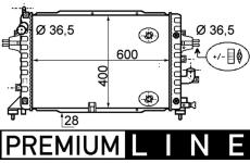 Chladič motora MAHLE CR 1858 000P