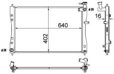 Chladič motora MAHLE CR 1879 000S