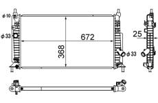 Chladič, chlazení motoru MAHLE CR 1888 000S