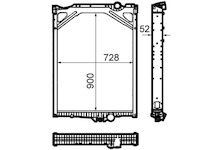 Chladič, chlazení motoru MAHLE CR 1917 000P