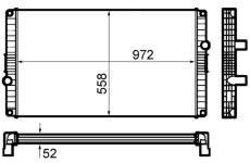 Chladič, chlazení motoru MAHLE CR 1920 000P