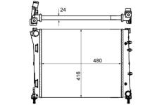 Chladič, chlazení motoru MAHLE ORIGINAL CR 2000 000S