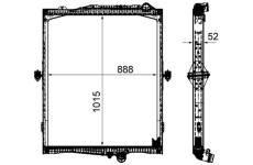 Chladič, chlazení motoru MAHLE ORIGINAL CR 2095 000P