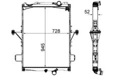 Chladič motora MAHLE CR 2096 000P