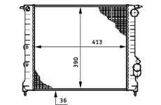 Chladič motora MAHLE CR 209 000S