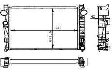 Chladič, chlazení motoru MAHLE CR 226 000S