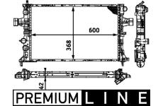 Chladič motora MAHLE CR 319 000P