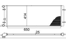 Chladič motora MAHLE CR 368 001S