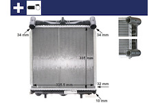 Chladič, chlazení motoru MAHLE CR 370 000S