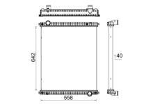 Chladič, chlazení motoru MAHLE CR 380 000P