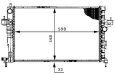 Chladič, chlazení motoru MAHLE ORIGINAL CR 391 000S
