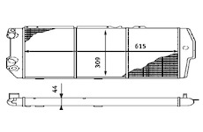 Chladič, chlazení motoru MAHLE CR 404 000S