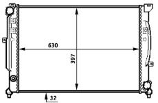 Chladič motora MAHLE CR 423 000S
