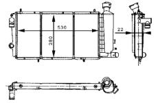 Chladič motora MAHLE CR 429 000S