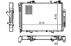 Chladič, chlazení motoru MAHLE CR 485 000S