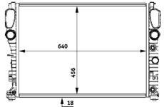 Chladič, chlazení motoru MAHLE CR 512 000S