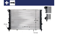 Chladič, chlazení motoru MAHLE ORIGINAL CR 521 000S