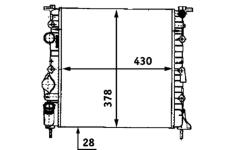 Chladič, chlazení motoru MAHLE CR 528 000S