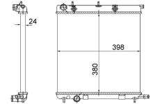 Chladič, chlazení motoru MAHLE ORIGINAL CR 556 002S