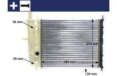 Chladič, chlazení motoru MAHLE CR 599 000S