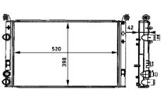 Chladič motora MAHLE CR 645 000S