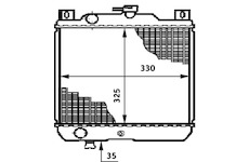 Chladič, chlazení motoru MAHLE CR 651 000S