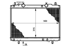 Chladič, chlazení motoru MAHLE CR 656 000S