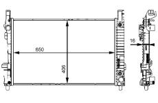 Chladič motora MAHLE CR 661 000S