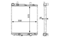 Chladič motora MAHLE CR 674 000S