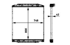 Chladič motora MAHLE CR 719 000P