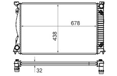 Chladič, chlazení motoru MAHLE CR 830 000S