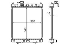 Chladič, chlazení motoru MAHLE CR 844 000S