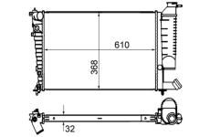 Chladič motora MAHLE CR 849 000S