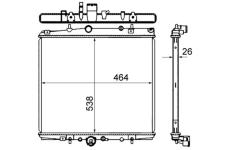 Chladič motora MAHLE CR 852 000S