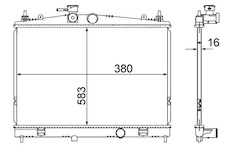 Chladič, chlazení motoru MAHLE CR 856 000S