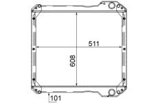 Chladič, chlazení motoru MAHLE CR 890 000S