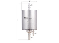 palivovy filtr MAHLE ORIGINAL KL 570