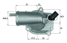 Termostat, chladivo MAHLE ORIGINAL TH 10 87