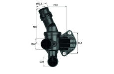 Termostat, chladivo MAHLE ORIGINAL TI 6 87