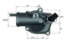 Termostat, chladivo MAHLE TI 31 87