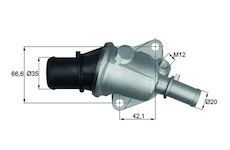 Termostat, chladivo MAHLE ORIGINAL TI 105 88