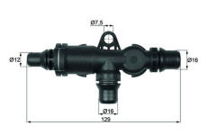 Termostat, chlazení oleje MAHLE ORIGINAL TO 4 82